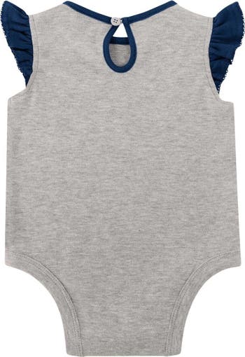 Outerstuff Newborn & Infant White/Heather Gray Detroit Tigers Little Slugger Two-Pack Bodysuit Set at Nordstrom, Size 0-3 M