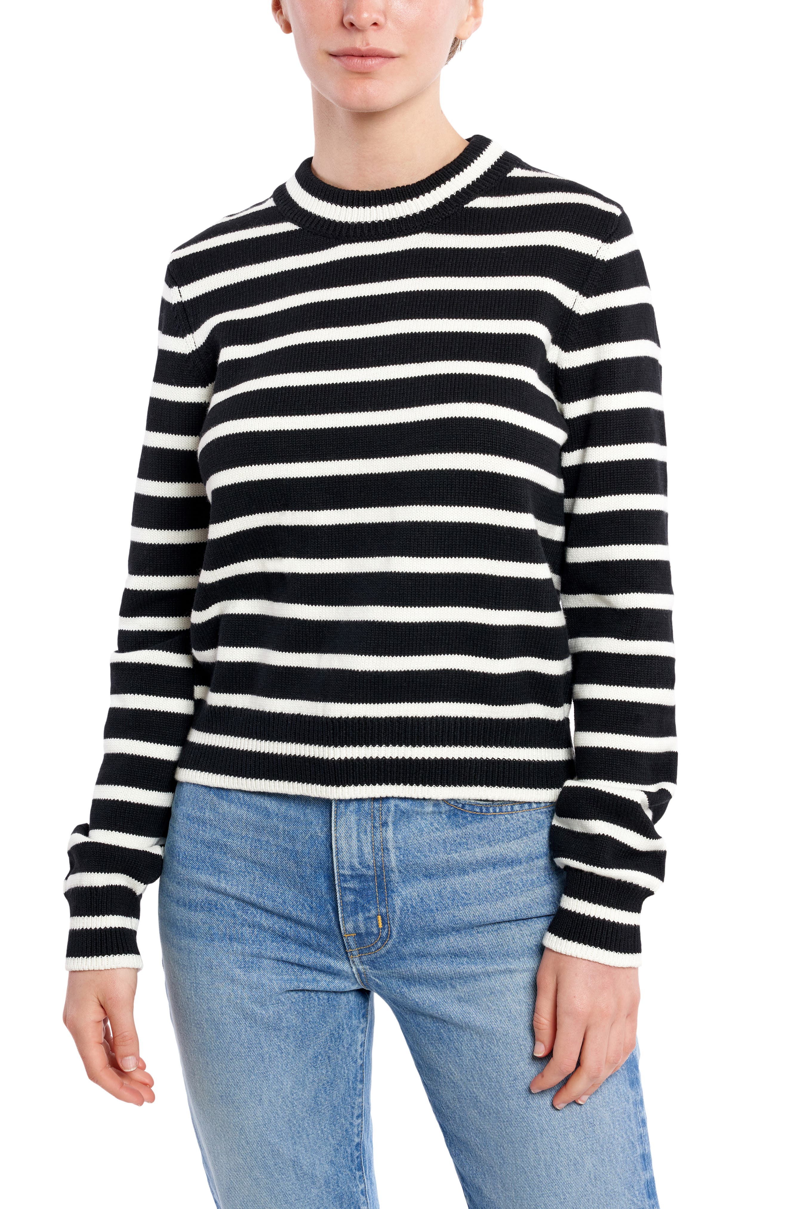 La Ligne Braid Stripe Cardigan | Nordstrom