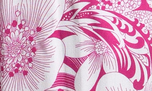 Sunshine 79 Boho Harem Cover-up Pants In Fuchsia