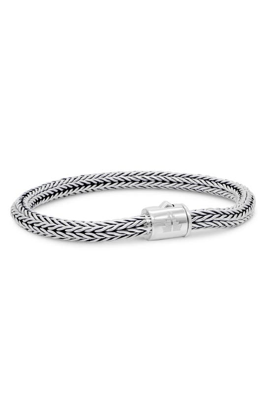 Devata Sterling Silver Chain Bracelet In Silver