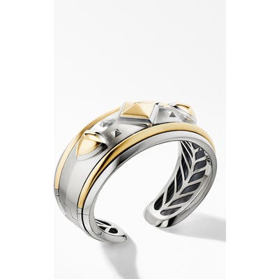 David Yurman Bold Renaissance Bracelet With 18K Yellow Gold