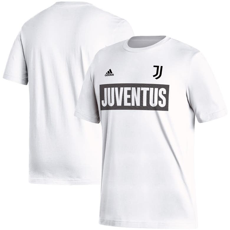 Shop Adidas Originals Adidas White Juventus Culture Bar T-shirt