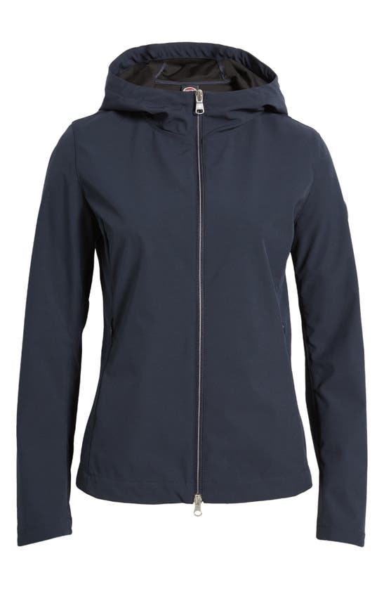 Colmar New Futurity Water Repellent Hooded Rain Jacket In Navy Blue