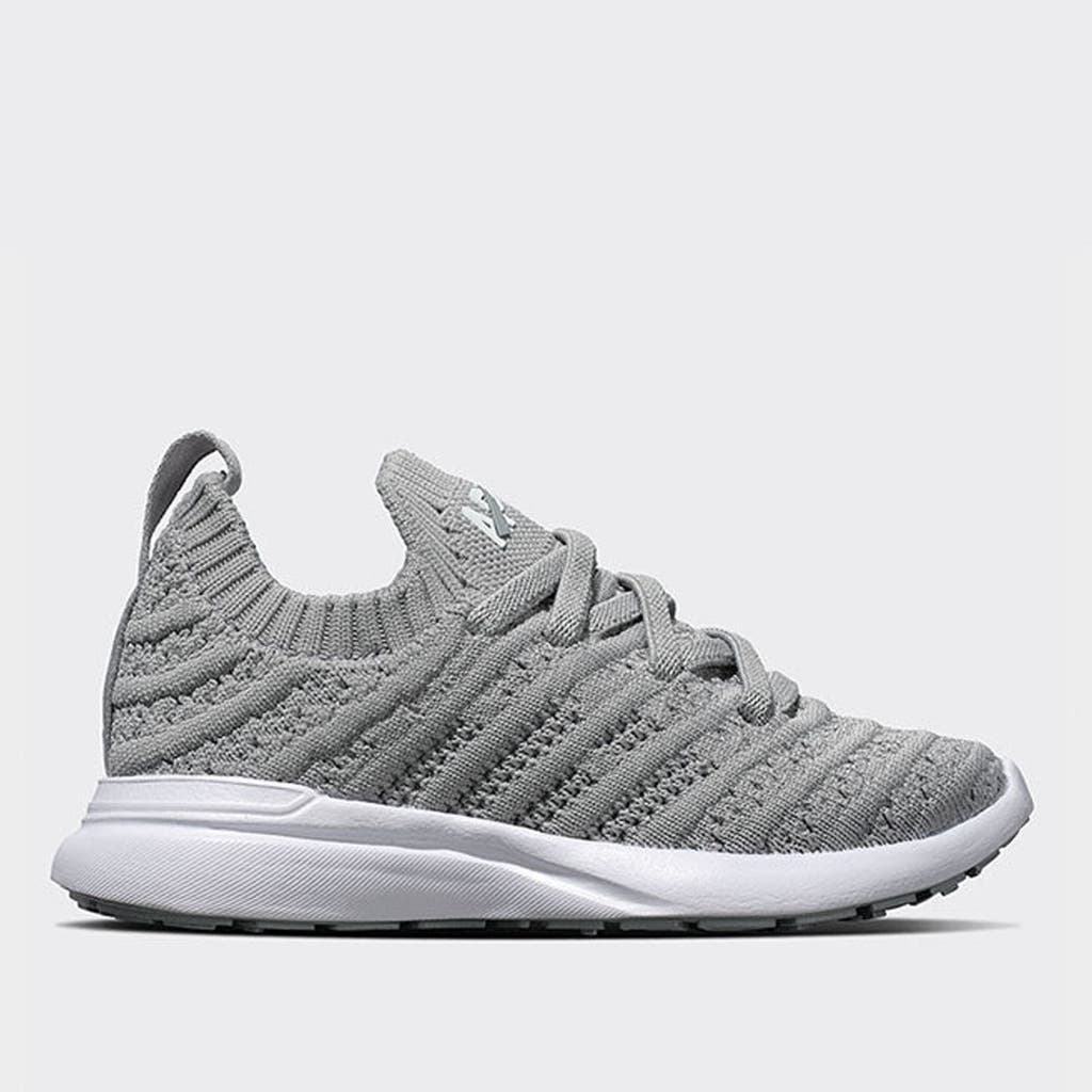 Apl Athletic Propulsion Labs Apl Kid's Techloom Wave Sneakers In Cement/white