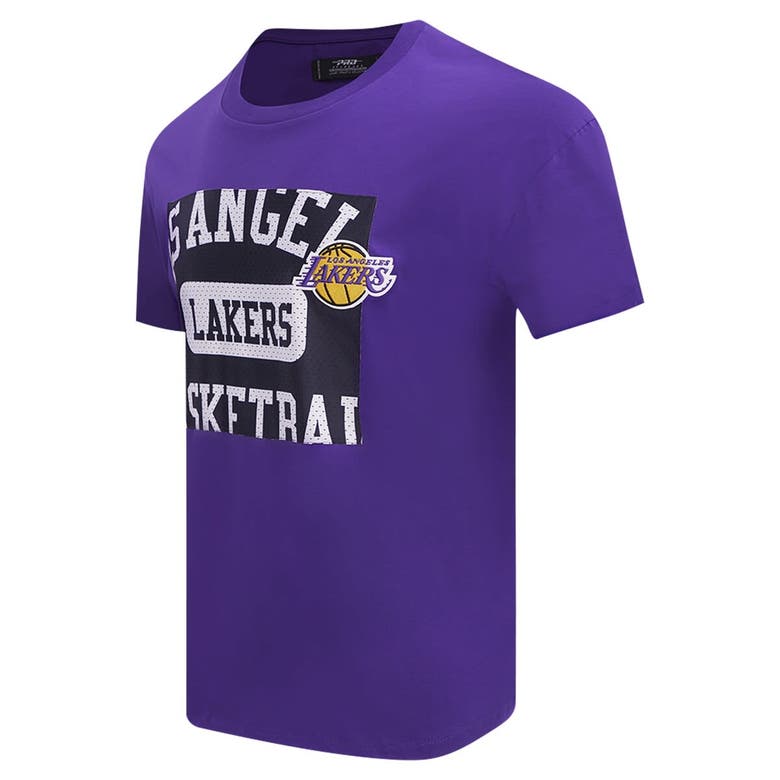 Shop Pro Standard Purple Los Angeles Lakers Made To Play Drop Shoulder T-shirt