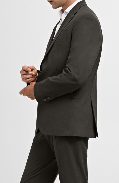 Mango Slim Fit Stretch Sport Coat In Green