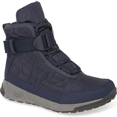 Chaco Borealis Quilt Waterproof Sneaker Boot, Blue
