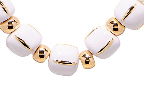 Brook & York Brook And York Paloma Beaded Necklace In Gold/white