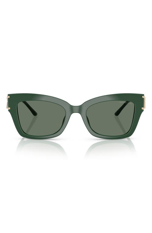 Michael Kors 52mm Square Sunglasses In Green