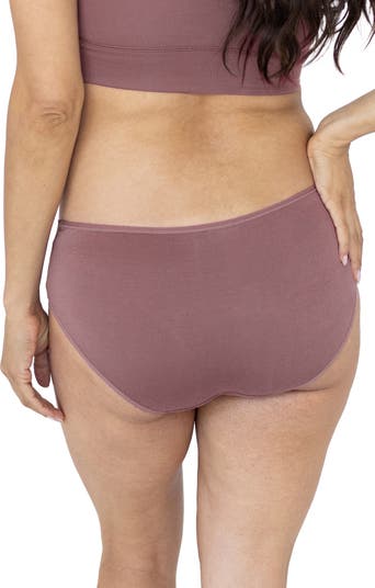 Kindred Bravely Under the Belly Maternity Underwear  Pregnancy Bikini  Underwear - 5 Pack (Assorted Pastels, Small) at  Women's Clothing  store