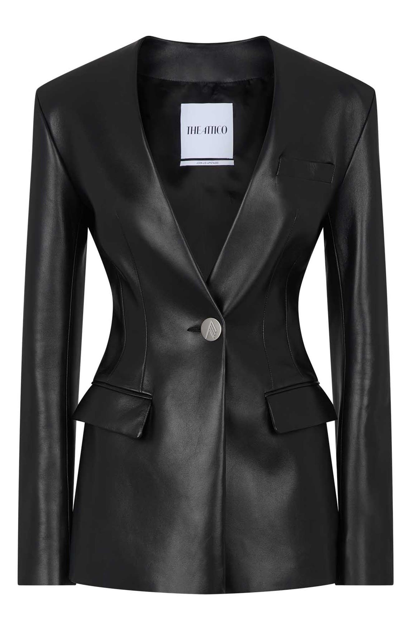 nordstrom hooded leather jacket