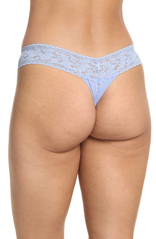 Shop Hanky Panky Signature Lace Low Rise Thong In Clarity