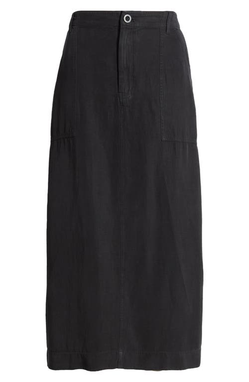 Treasure & Bond Utility Maxi Skirt In Black
