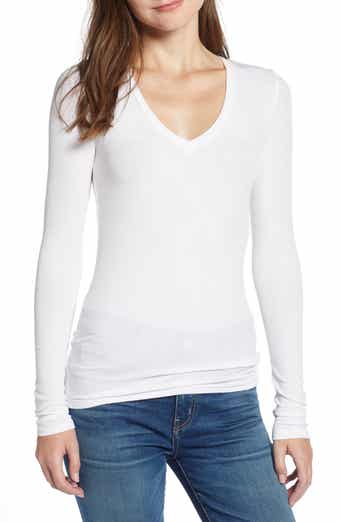 TOWMUS Long Sleeve Shirt Women Skims Women's Solid Scoop Neck Long Sleeve  Henley T Shirt Button up Tops Ribbed Shirts : : Clothing, Shoes &  Accessories