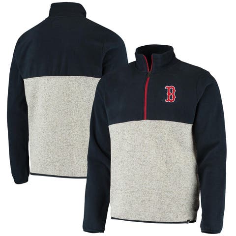 Men's Boston Red Sox Mitchell & Ness Navy Colorblocked Full-Snap Raglan  Jacket