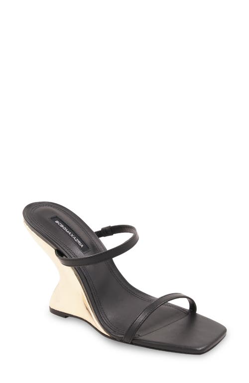 Bcbg Westa Wedge Sandal In Black