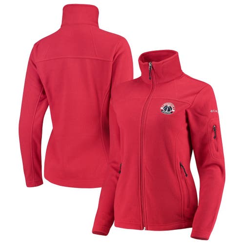 Women's Columbia Red Washington Wizards Give & Go Full-Zip Jacket
