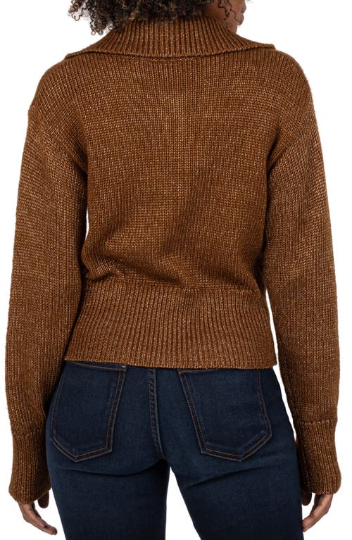 Shop Kut From The Kloth Anabel Henley Sweater In Camel