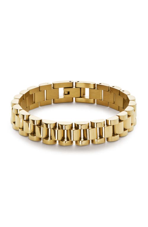 Shop Ana Luisa Watch Strap Bracelet In Gold