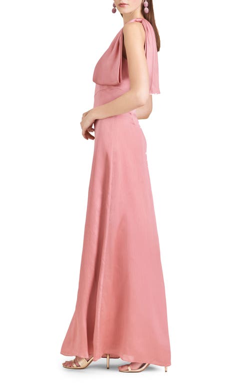 Sachin & Babi Chelsea One-shoulder Gown In Rouge