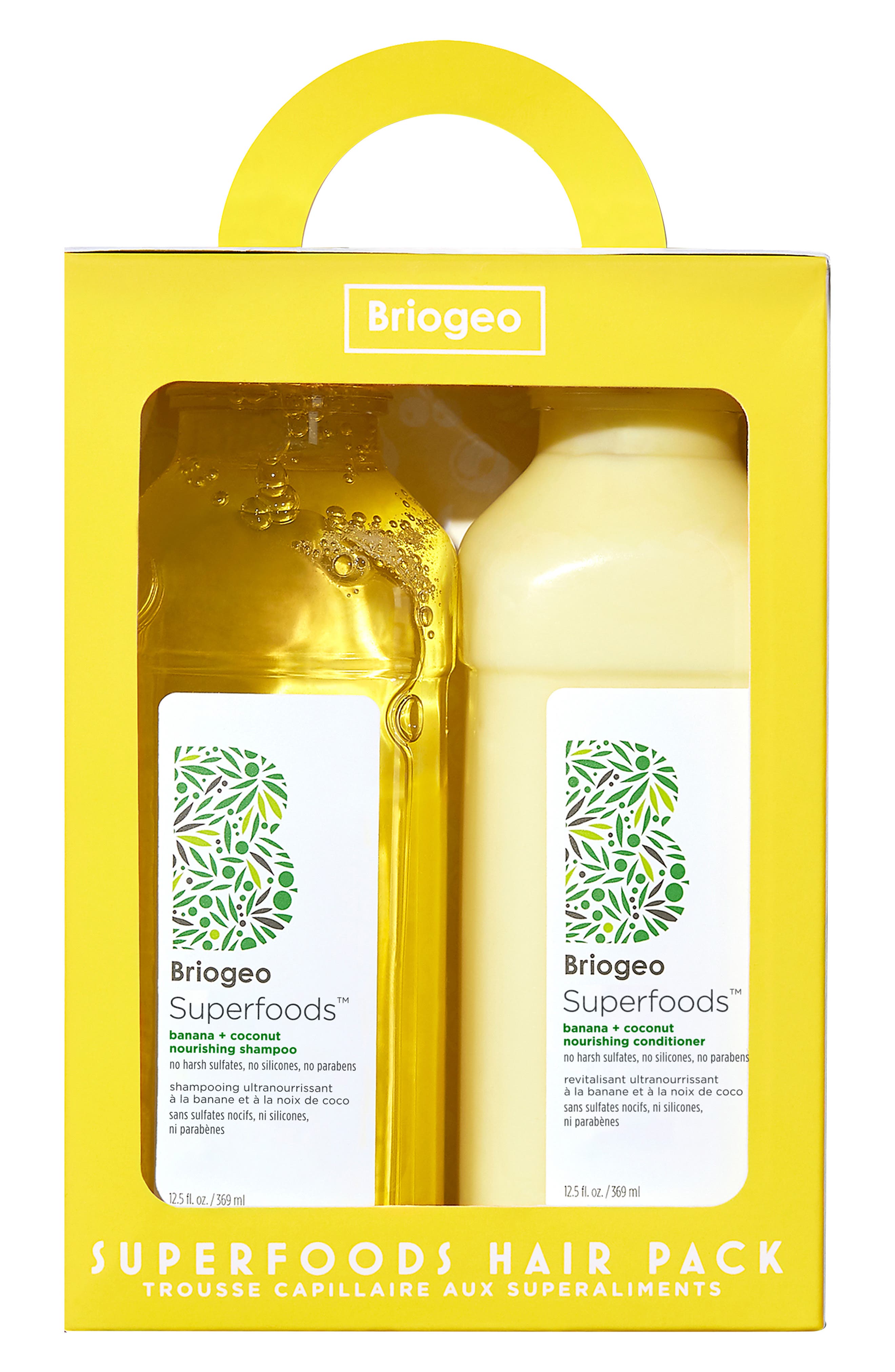 Briogeo Superfoods Banana + Coconut Nourishing Shampoo & Conditioner