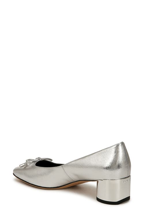 Shop Franco Sarto Natalia Square Toe Pump In Silver