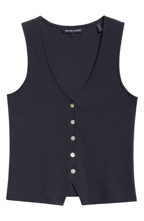 Veronica Beard Hoorne Tank In Navy