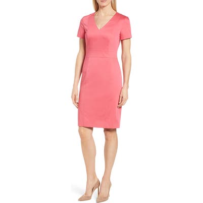 Boss Dasali V-Neck Sheath Dress