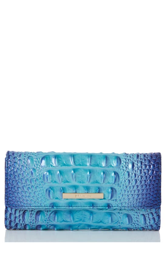 Brahmin Cordelia Croc Embossed Wallet In Affinity