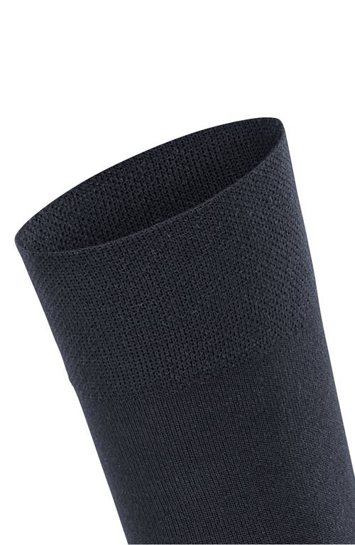 Falke Sensitive New York Crew Socks In Dark Navy