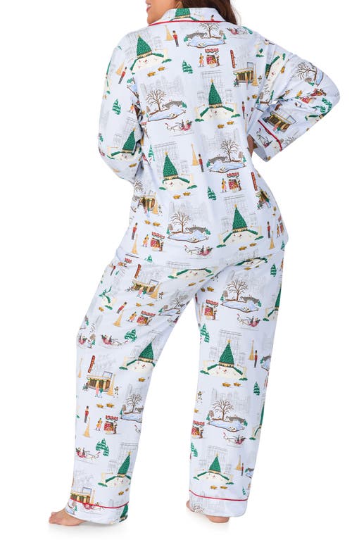 Shop Bedhead Pajamas Print Jersey Pajamas In Holiday In The City