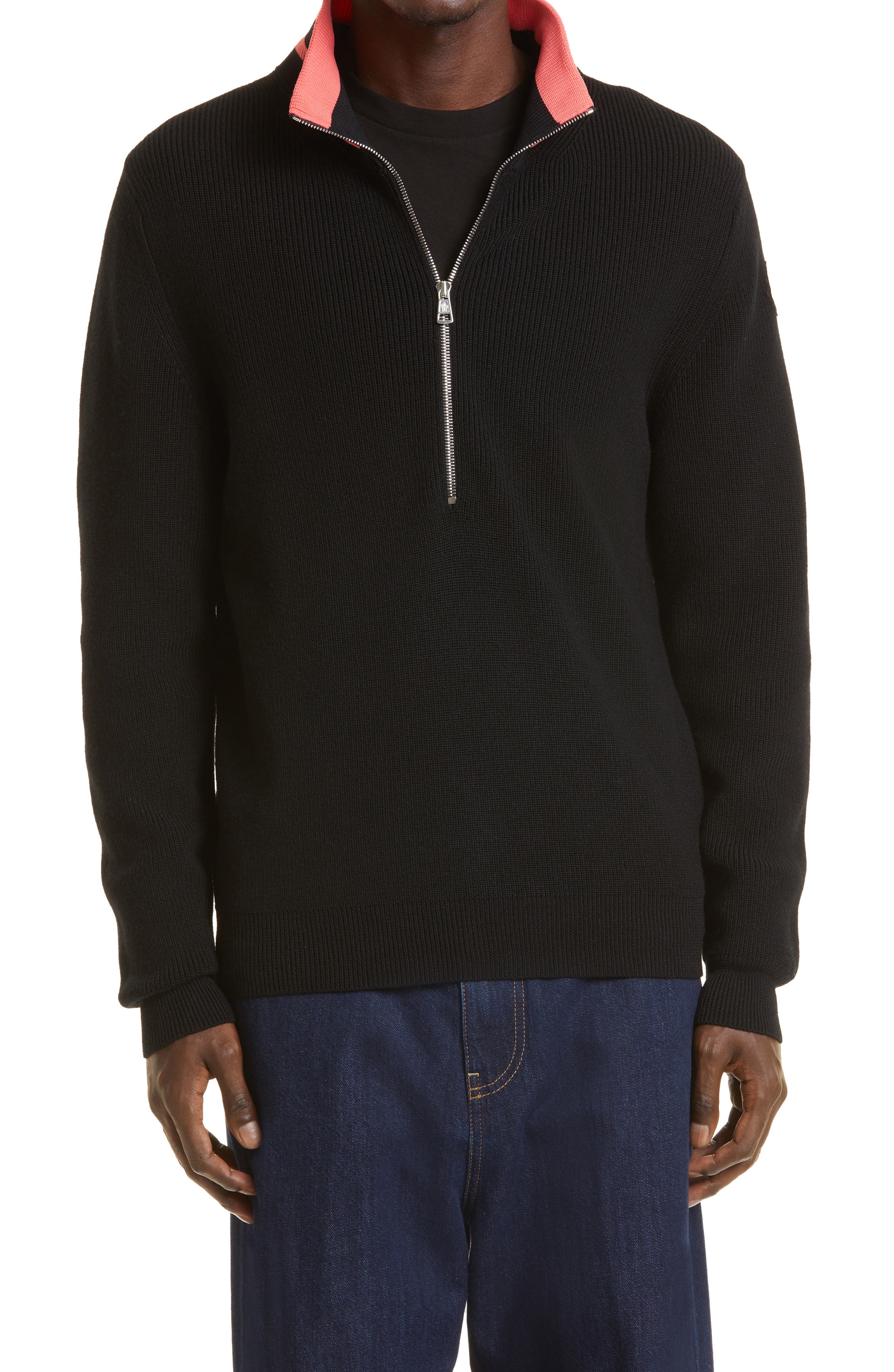 MonclerMen Clothing Sweaters Sweaters Roundneck Sweater In Wool Blend ...