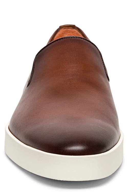 Shop Santoni Pancia Slip-on Sneaker In Brown