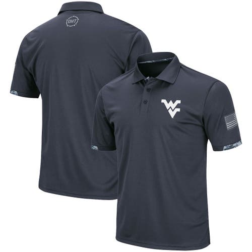 COLOSSEUM Men's Colosseum Charcoal West Virginia Mountaineers Big & Tall OHT Military Appreciation Digital Camo Polo