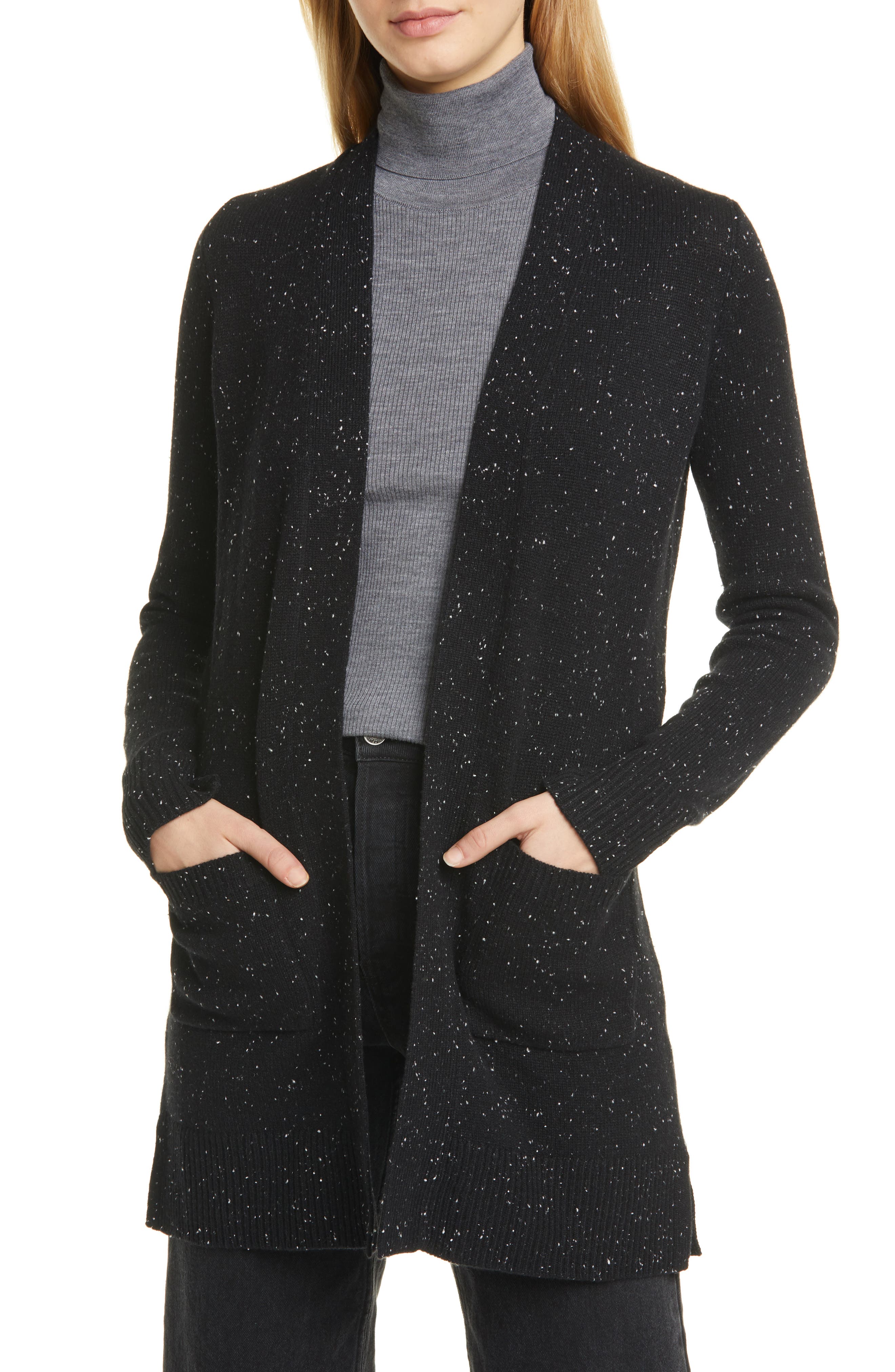 Theory Donegal Open Front Cashmere Cardigan | Nordstrom