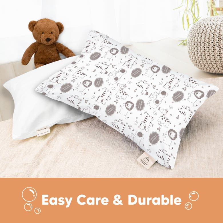 Keababies Printed Toddler Pillowcase 13x18" In Keasafari