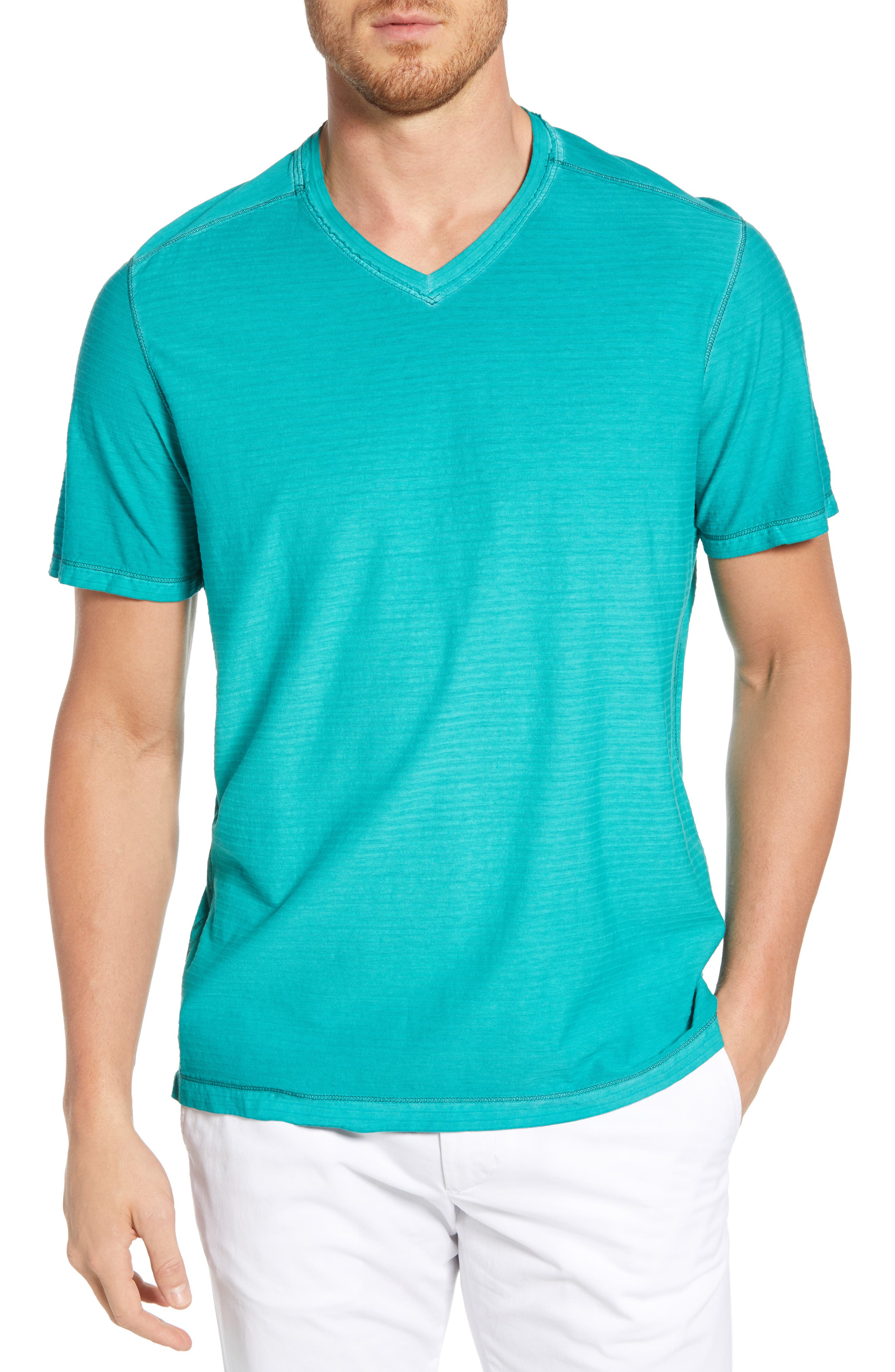 Tommy Bahama | Cirrus Coast Striped V-Neck T-Shirt | Nordstrom Rack
