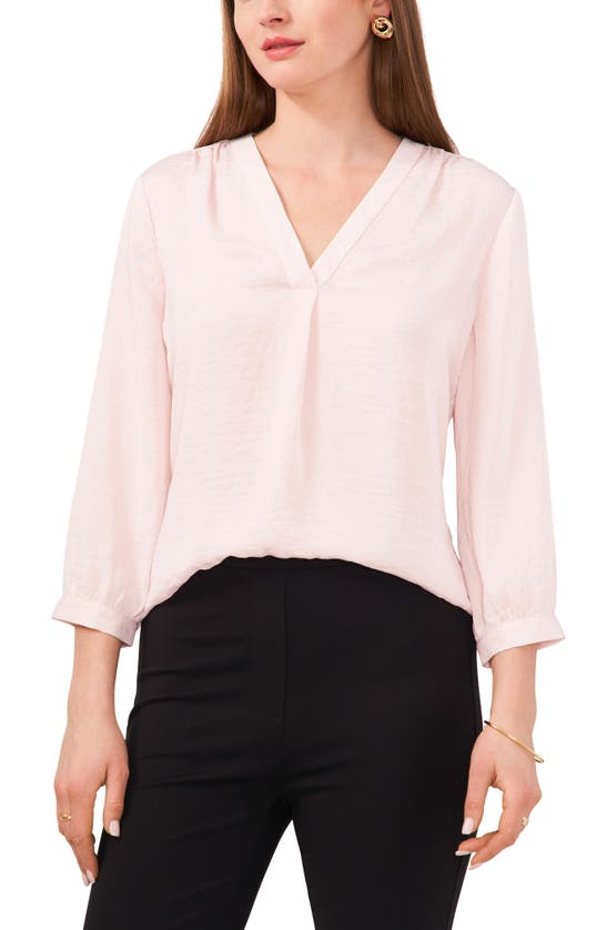 VINCE CAMUTO RUMPLE SATIN TOP