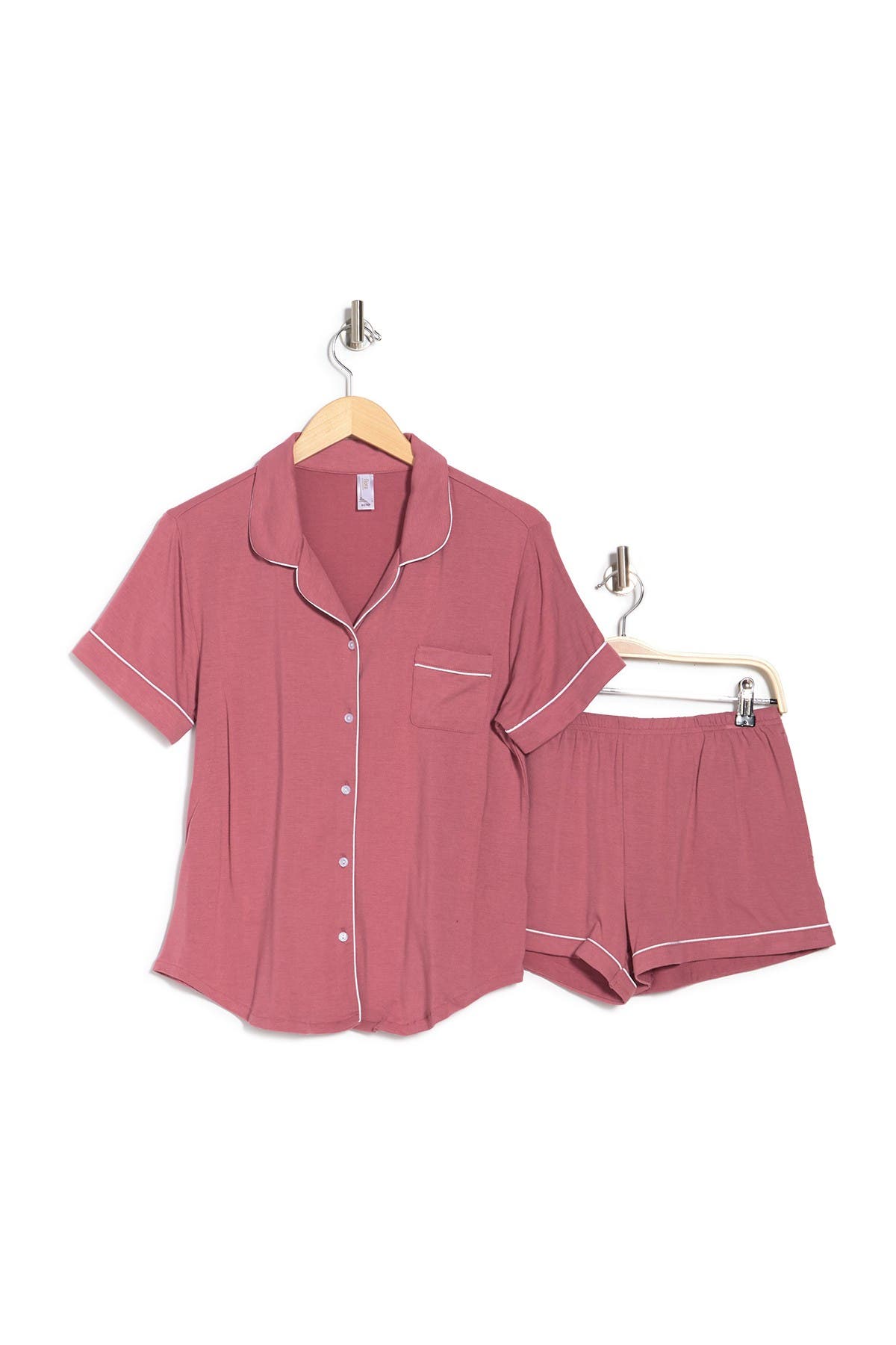 Flora By Flora Nikrooz Annie Shirt & Shorts 2-piece Pajama Set In Mauve