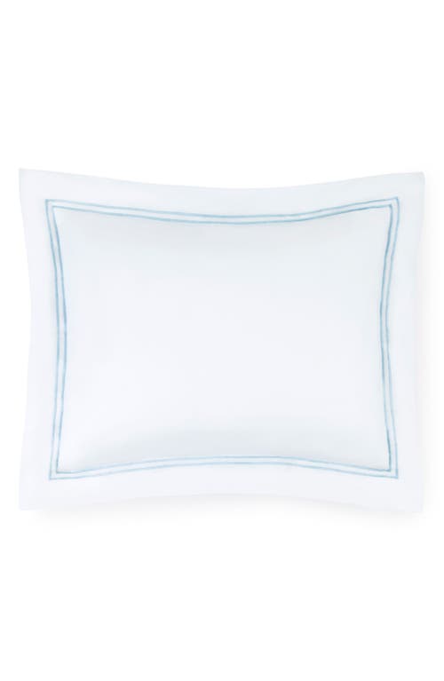 Sferra Grande Hotel King Sham In White/blue
