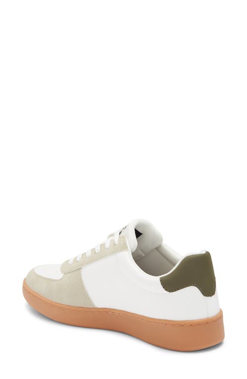 Ben Sherman Hyde Sneaker In White/gum/olive