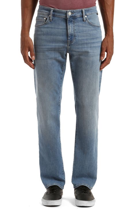 Marcus Slim Straight Leg Jeans (Light Brushed Seattle)