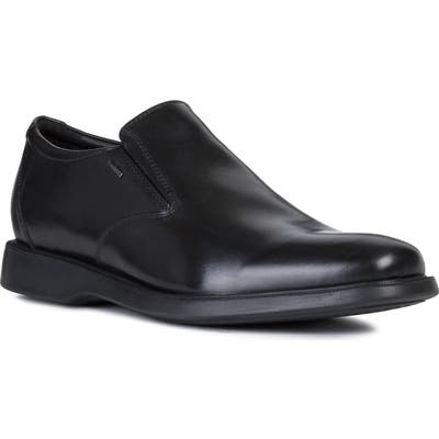 Geox Brayden 2Fit Abx Venetian Waterproof Loafer - Black