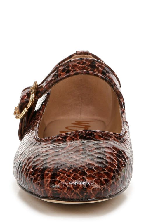 Shop Sam Edelman Michaela Mary Jane Flat In Stable Brown