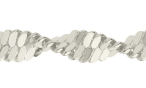 Sterling Forever Blakeley Chain Necklace In Silver