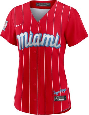 Nike Women's Nike Red Miami Marlins City Connect Replica Team