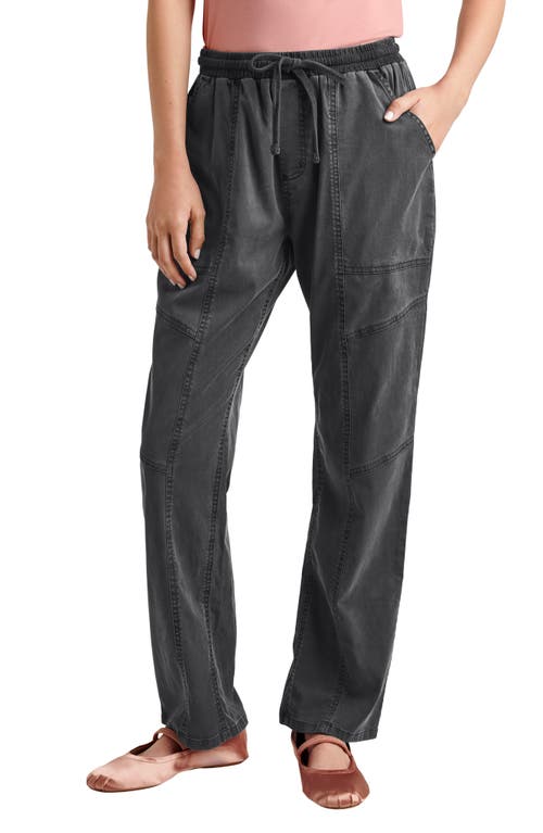 Shop Splendid Shay Twill Drawstring Pants In Lead