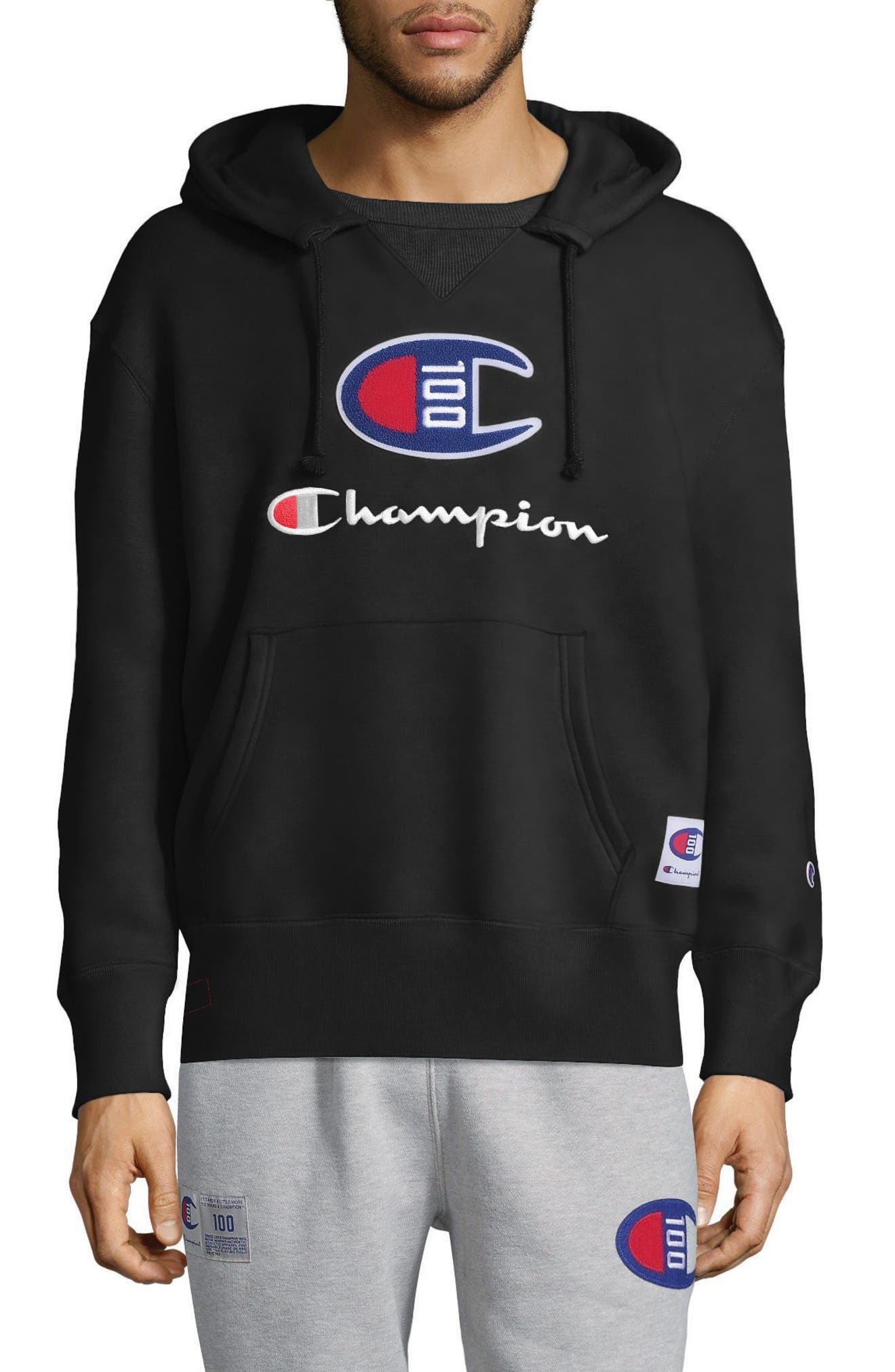 100 champion hoodie