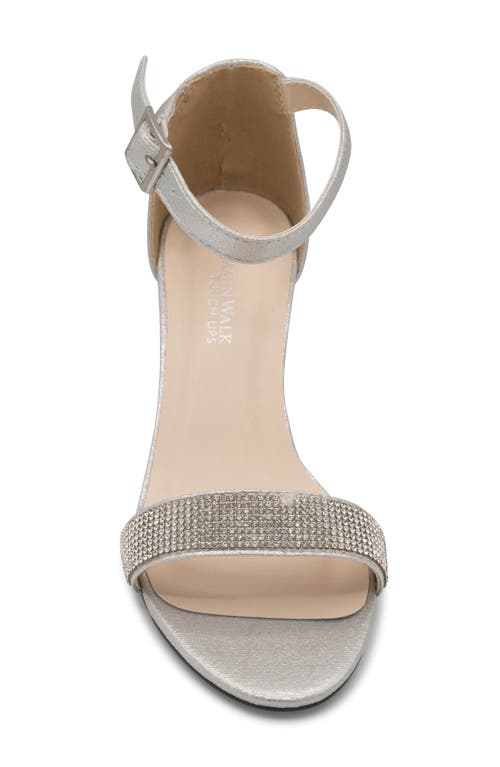 Shop Touch Ups Isadora Shimmer Rhinestone Sandal In Silver