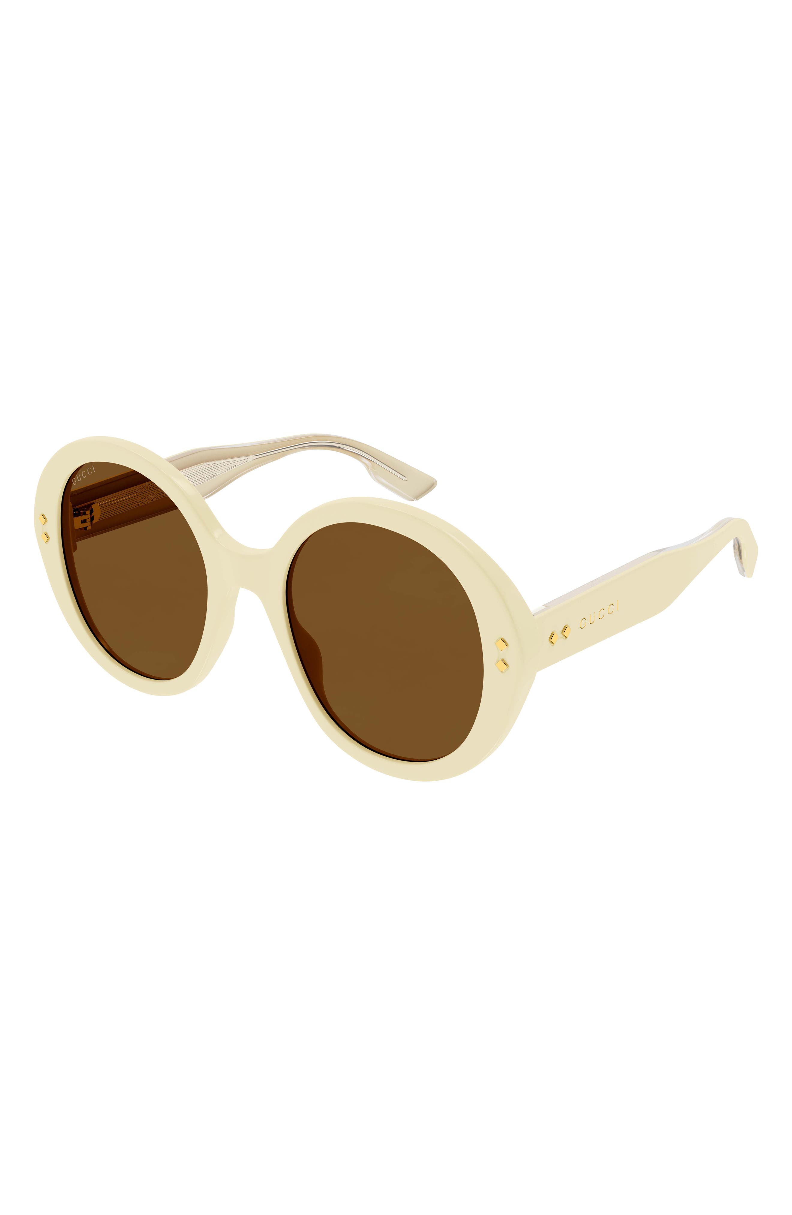 Gucci 54mm round sunglasses hotsell